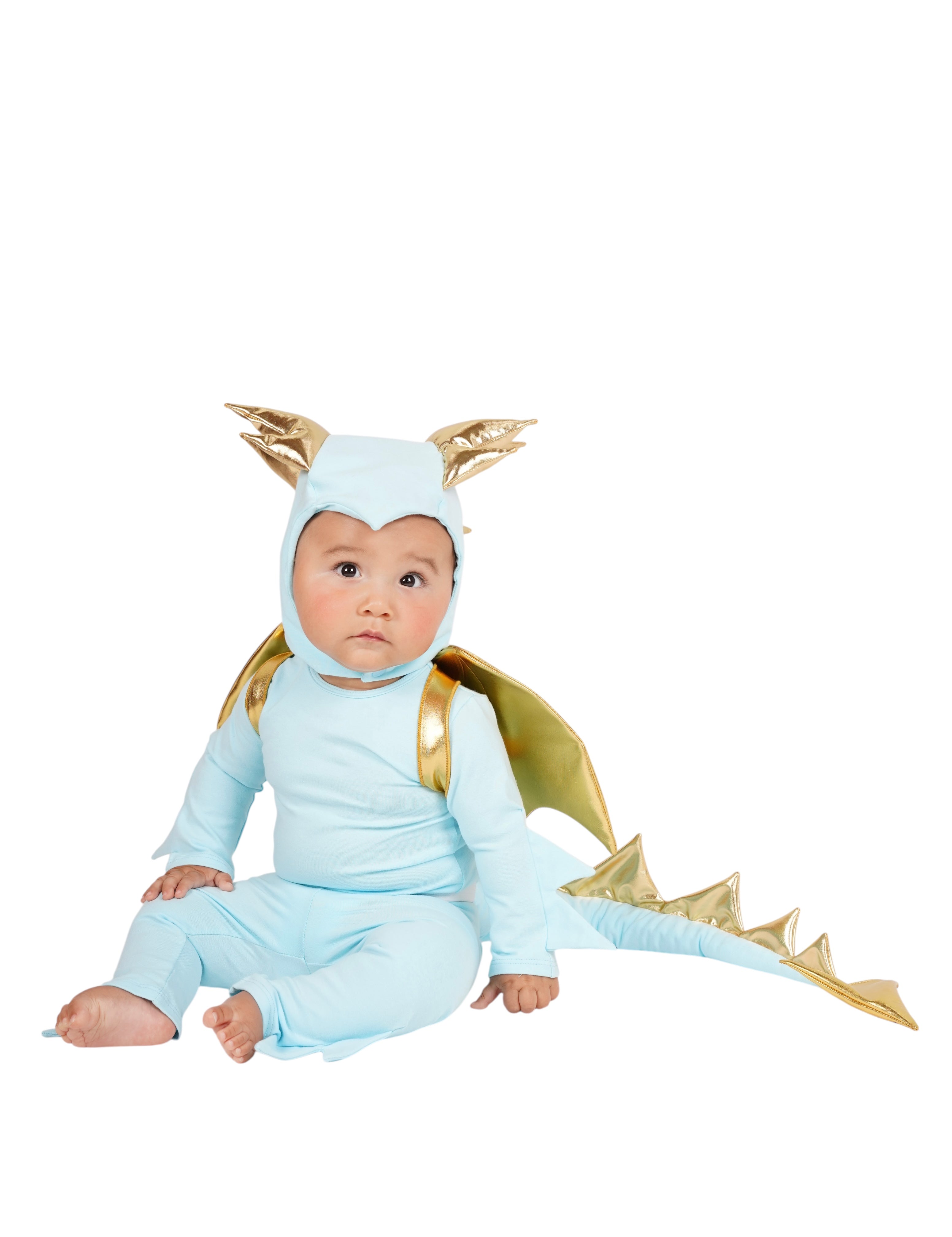 Sky Blue Dragon Costume