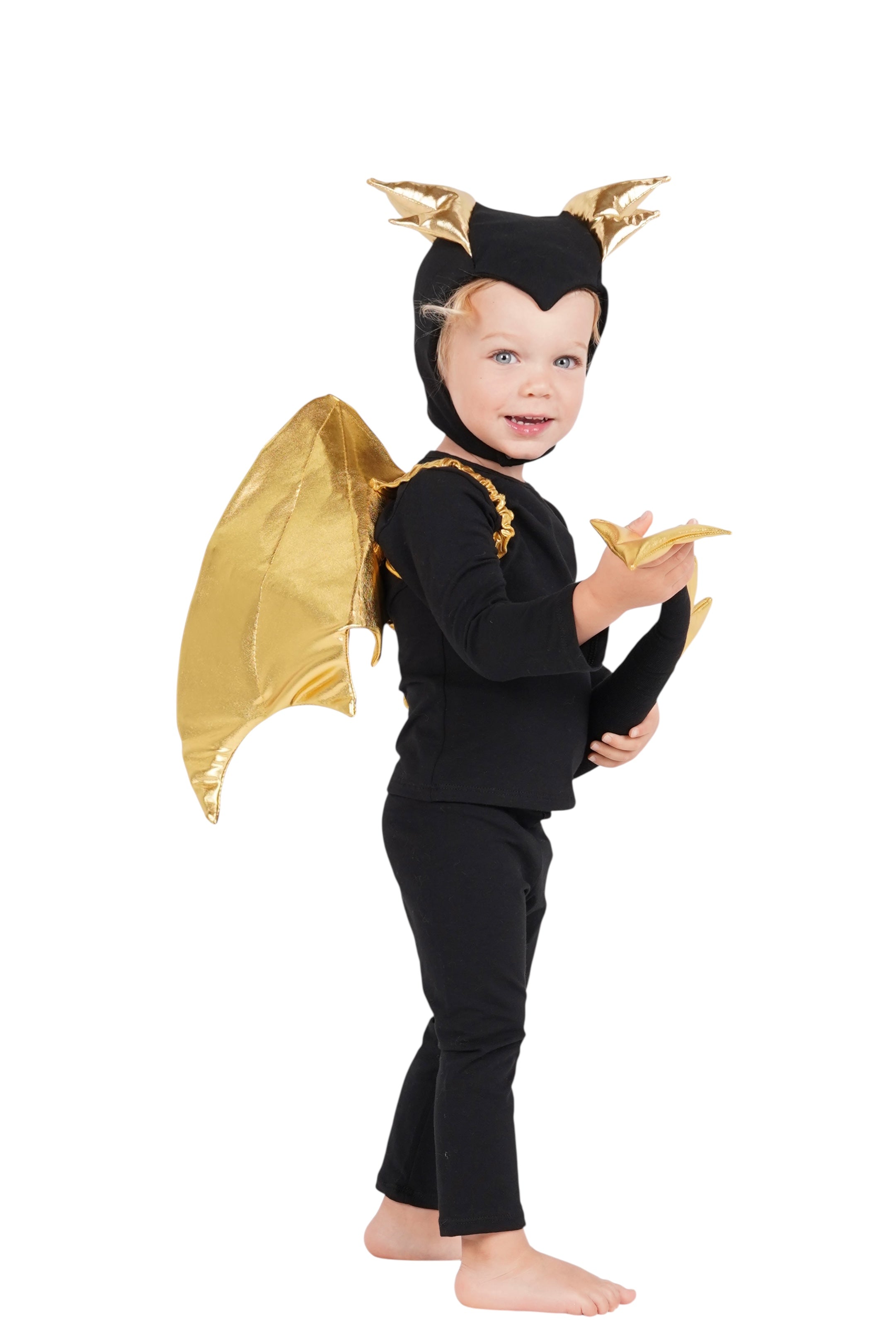 Golden Night Dragon Pajama Costume