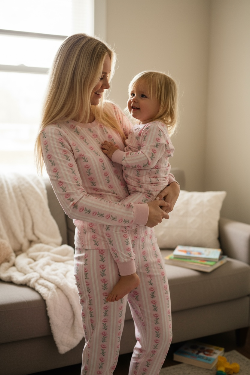 La Vie En Rose (women's Long Sleeve Pj)