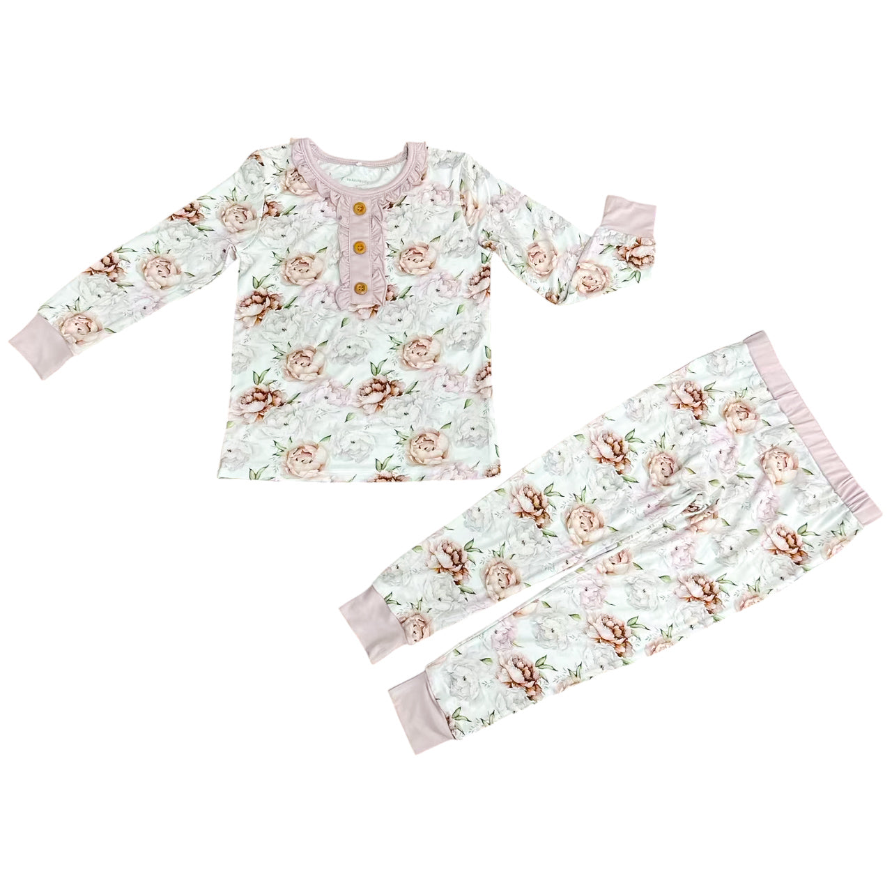 Floral Dreams | Two Piece Bamboo Pajama Set