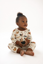 Chicken Bamboo Toddler 2 Piece Set