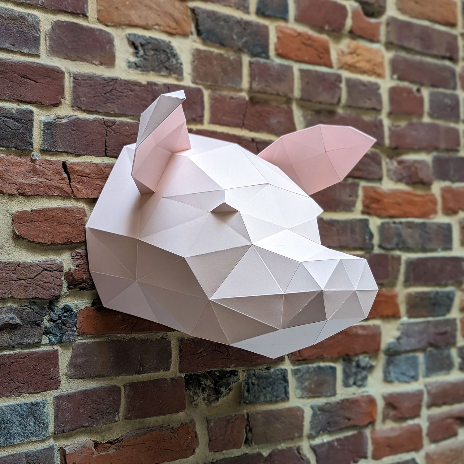 Wesley The Pig | Diy Papercraft Kit