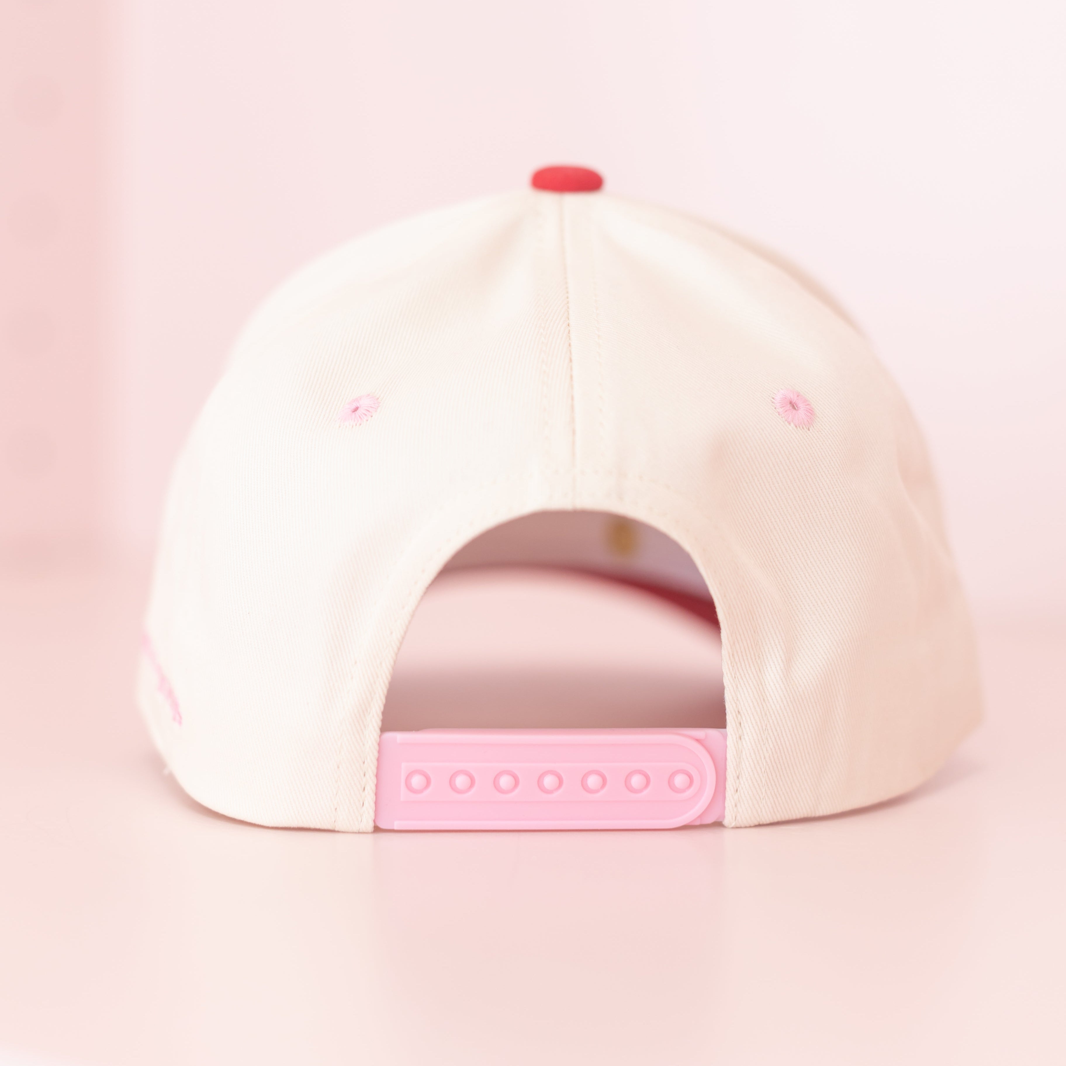 Red/pink Bow - Cutesy, Canvas Caps