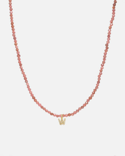 Pink Rhodochrosite Bead Necklace