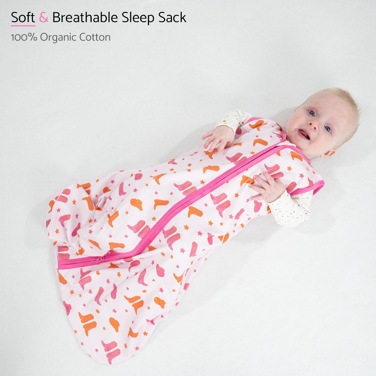 Life Is Better In Pink Boots Sleep Sack