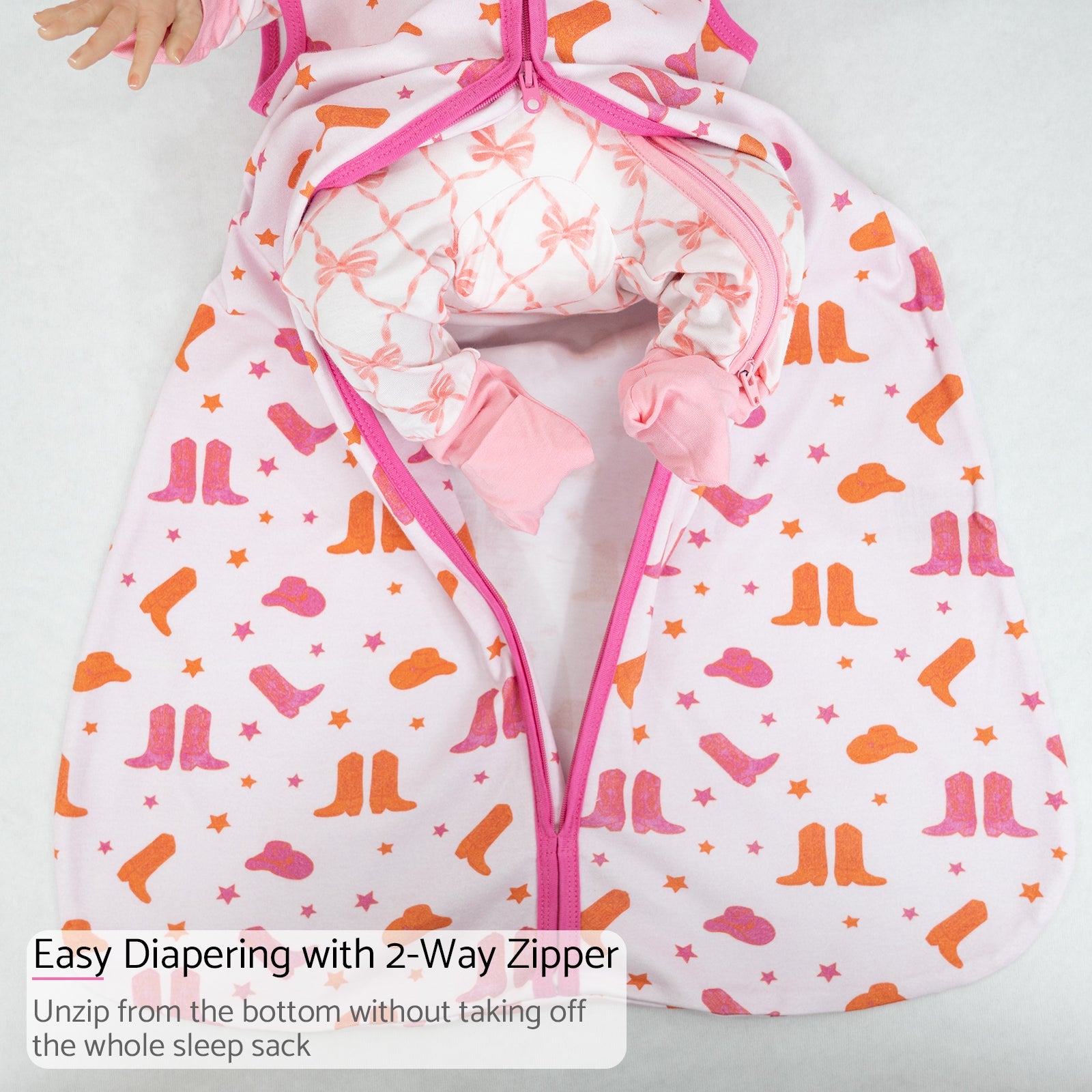 Life Is Better In Pink Boots Sleep Sack