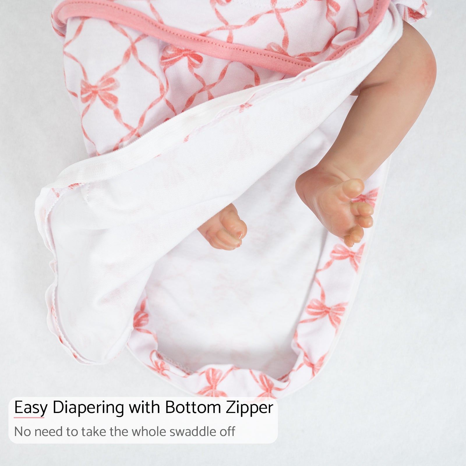 Beautiful Bows Swaddle Sack