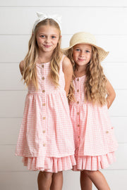 Pink Gingham Dress
