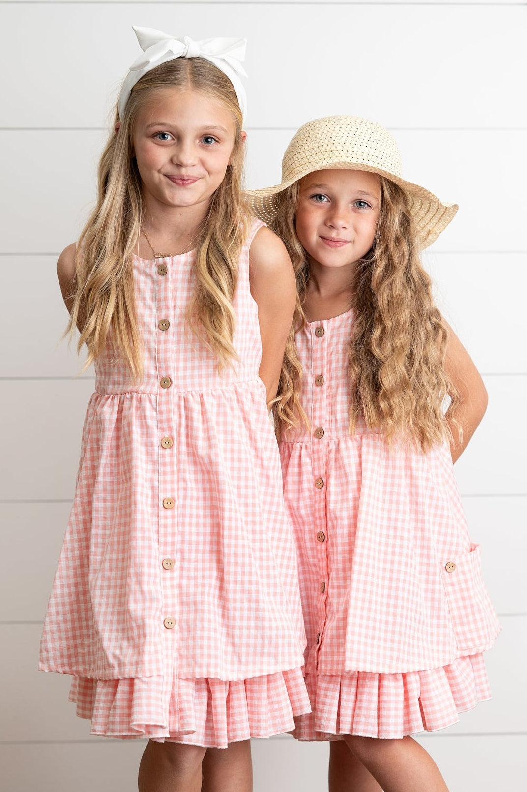 Pink Gingham Dress