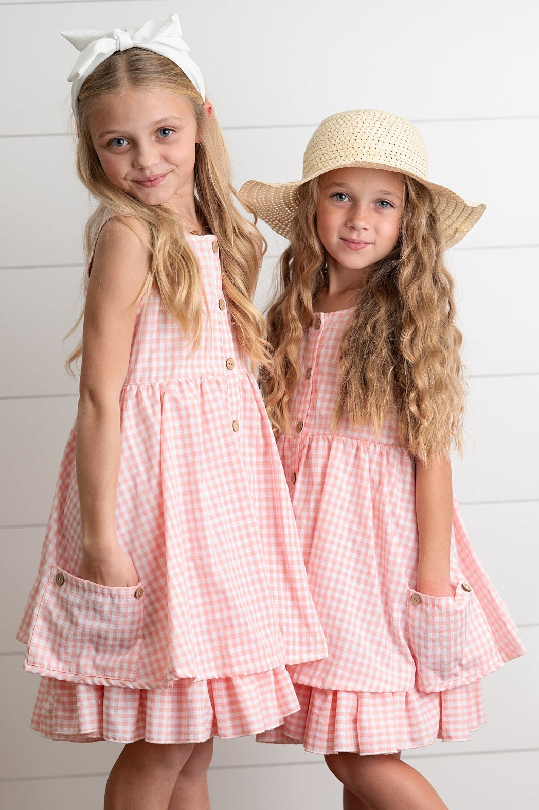Pink Gingham Dress
