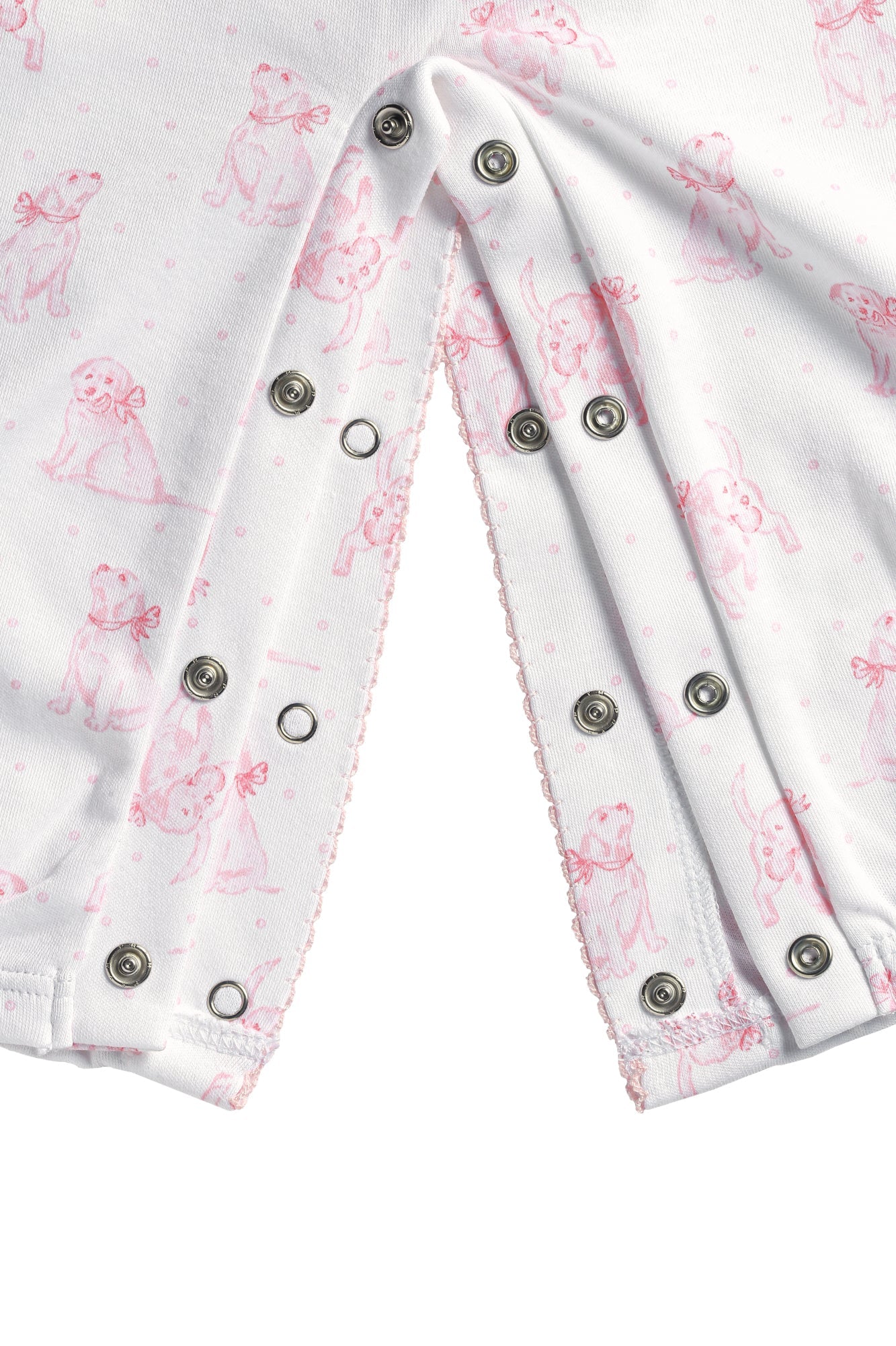 Pink Puppy Love Print Converter Gown