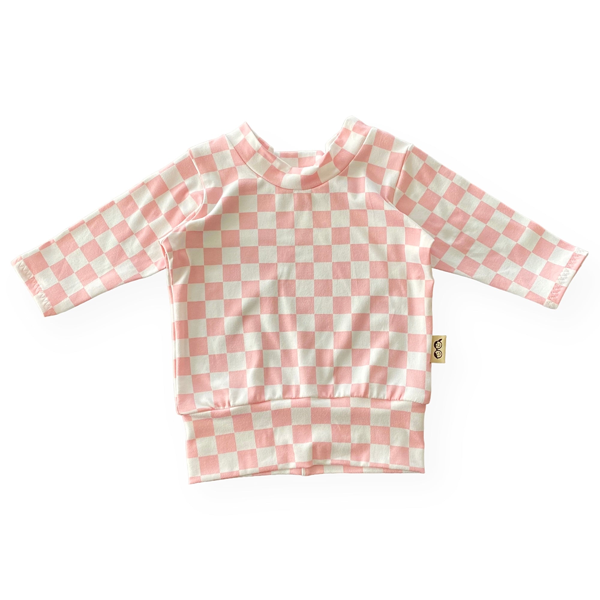 Pink Retro Checkered Lounge Set