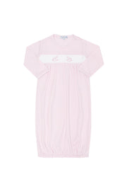 Pink Rocking Horse Embroidered Gown