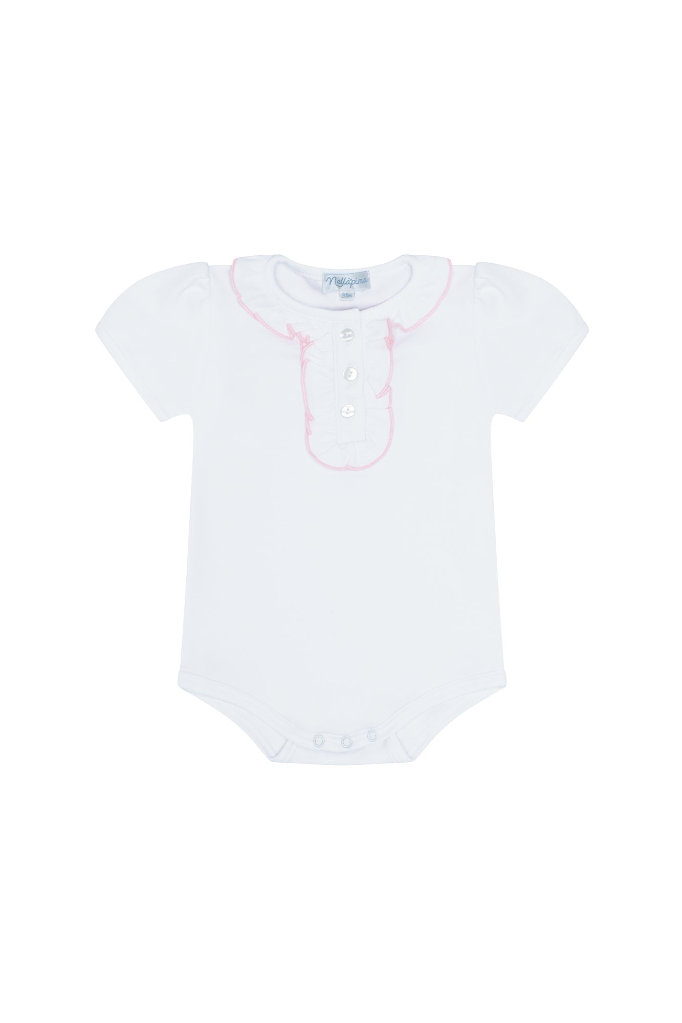 Ruffle Short Sleeve Onesie