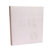 Baby Memory Book - Pink Shantung (no Bow)