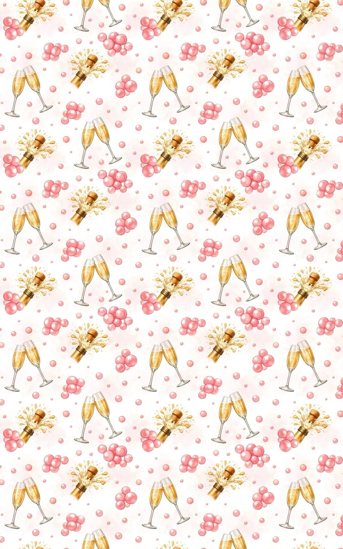 Pink Champagne Pop Wrapping Paper
