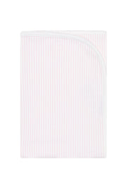 Pink Classic Stripes Receiving Blanket