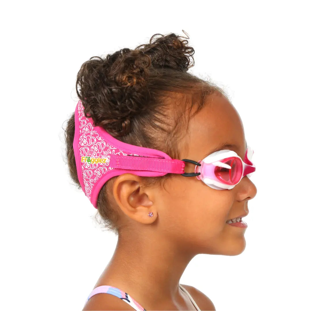 Pink Frogz Kids Swim Goggles