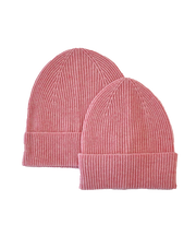 Adult + Mini Beanie Set - Pink Haze