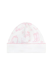 Pink Lone Star Toile Hat