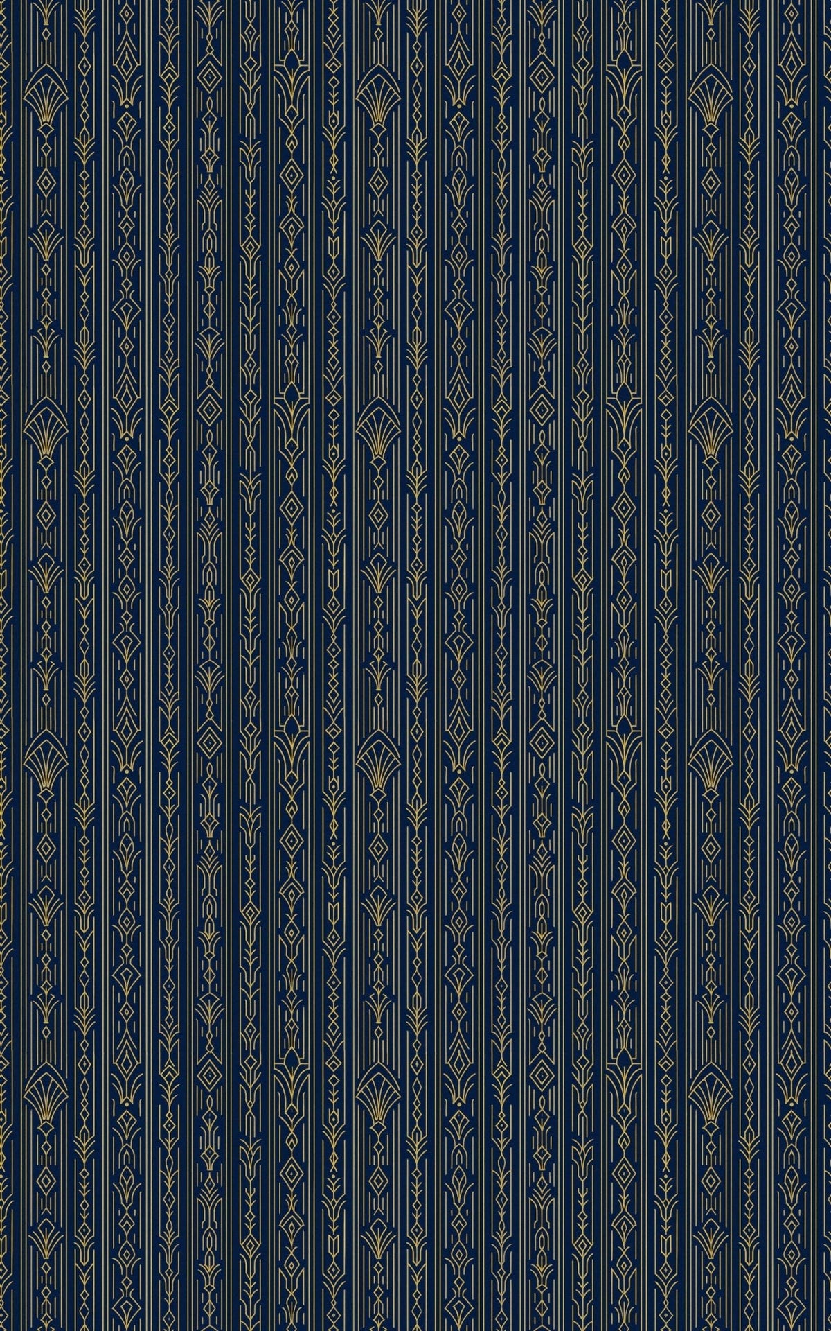 Pinstripe Art Deco Wrapping Paper