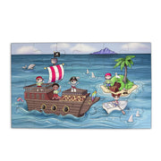 Ahoy! A 24-piece Pirate Themed Puzzle For Toddlers & Preschoolers - 11"x19"