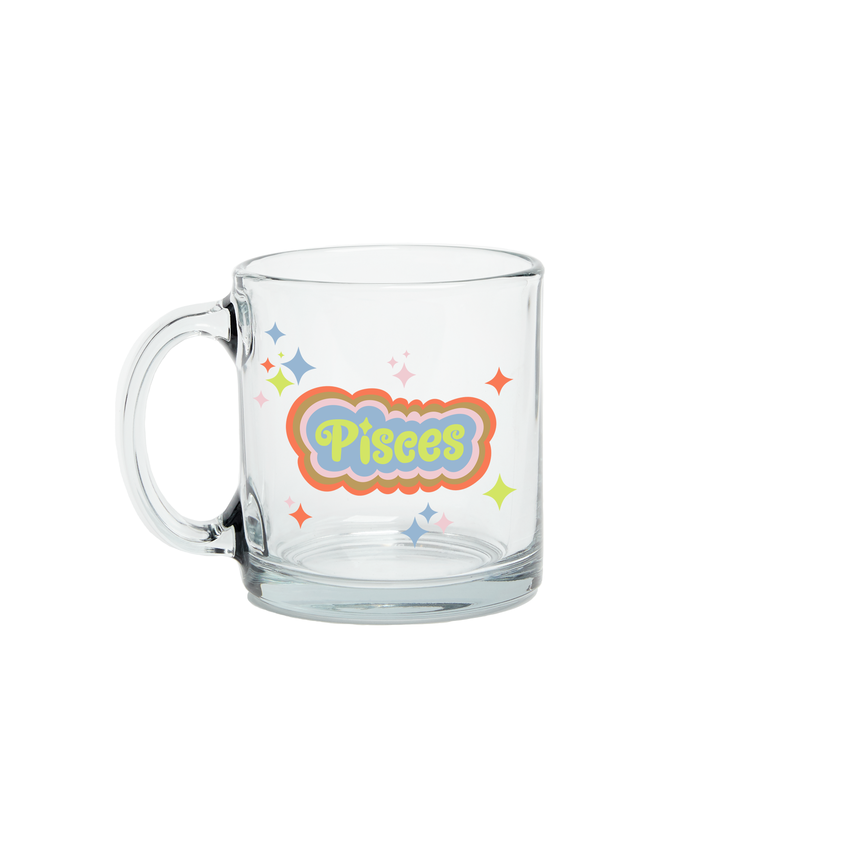 Astrology Clear Glass Mug