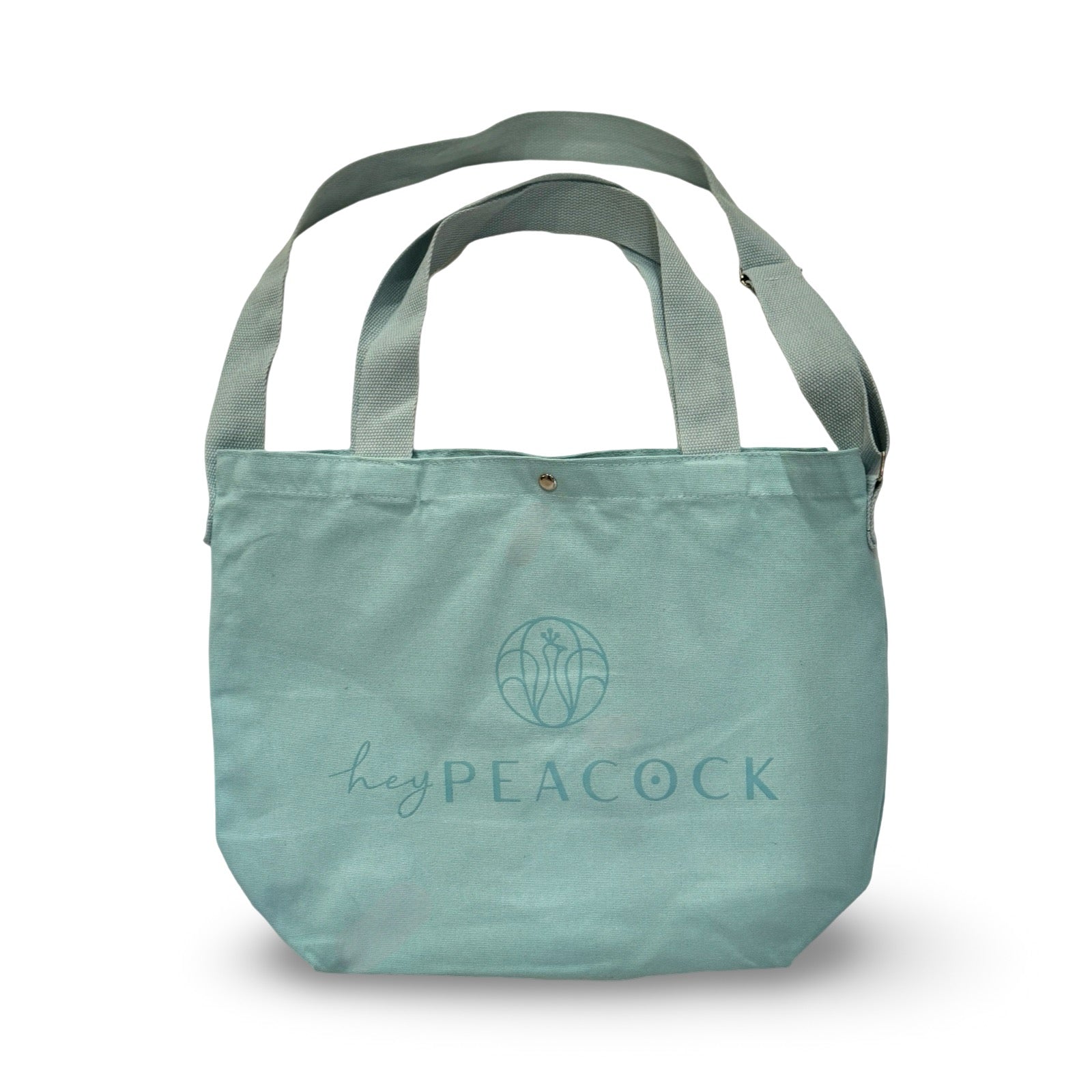 Tote Canvas Bag: Heypeacock (move Mountains)