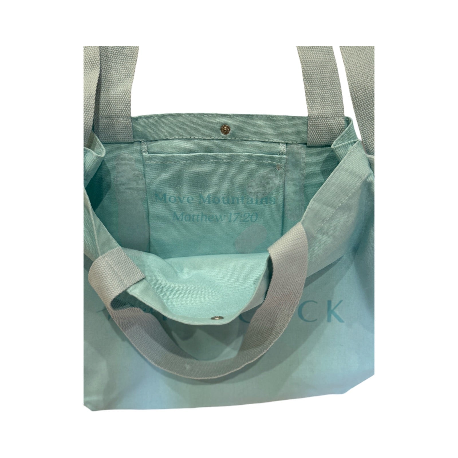 Tote Canvas Bag: Heypeacock (move Mountains)