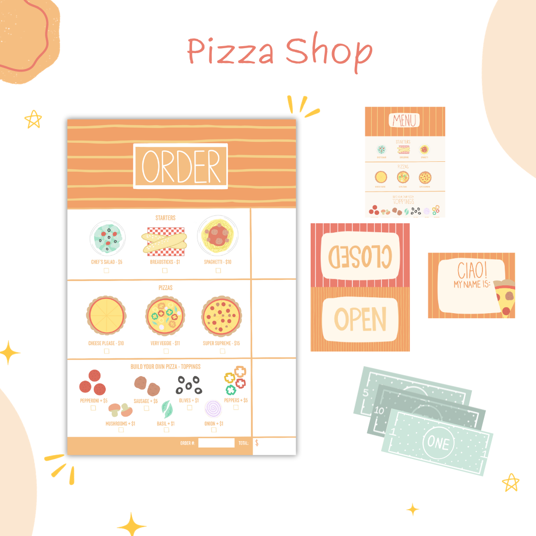 Pizza Shop Activity Set