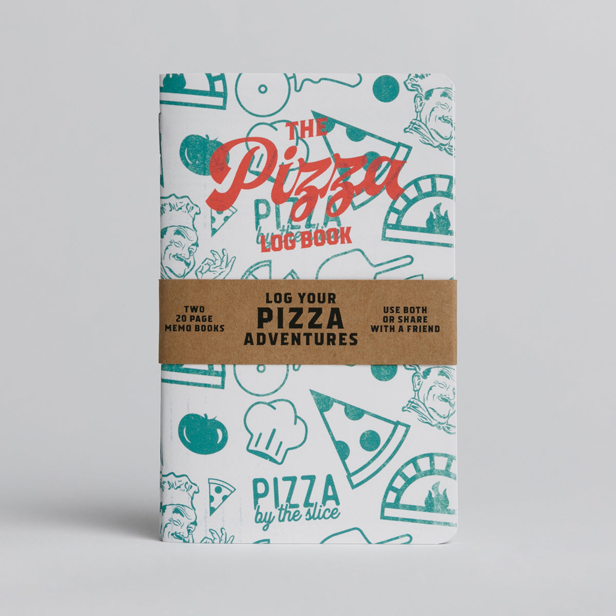 Pizza Log Book - Two 20-page Books