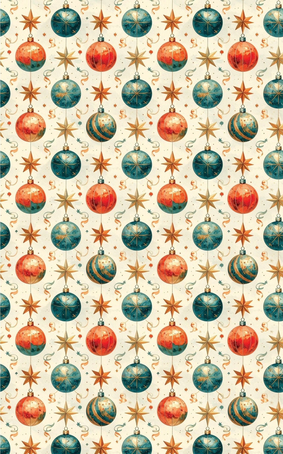 Ornament Galaxy Wrapping Paper