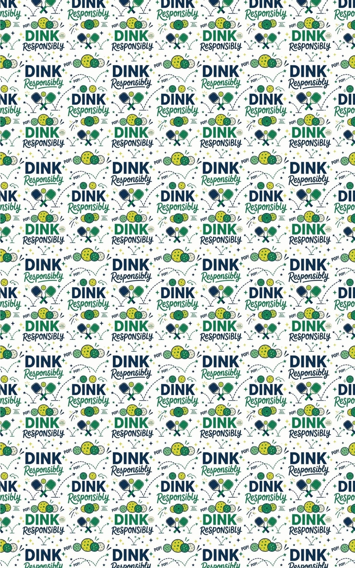 Dink Responsibly Wrapping Paper