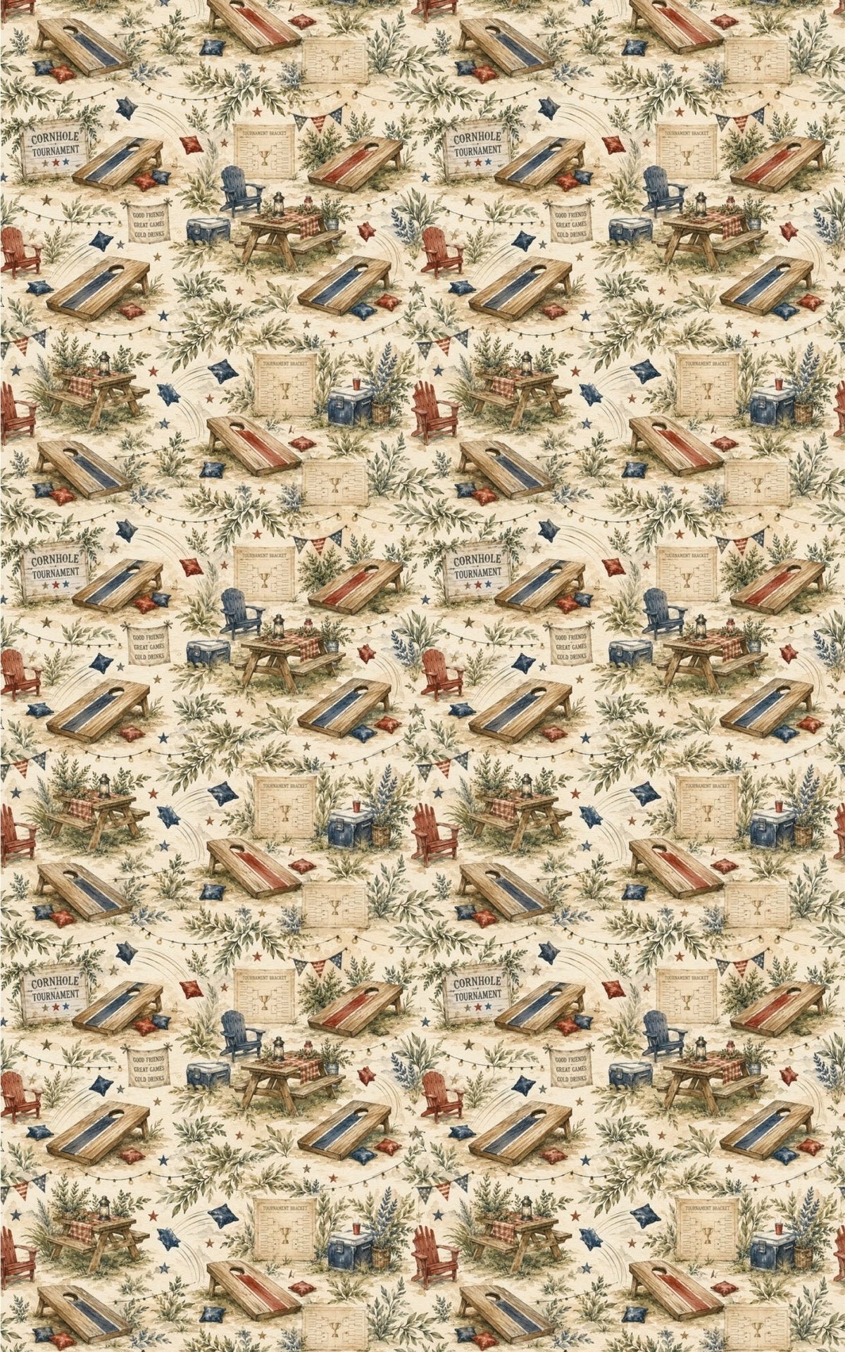 Backyard Tournament Classic Wrapping Paper