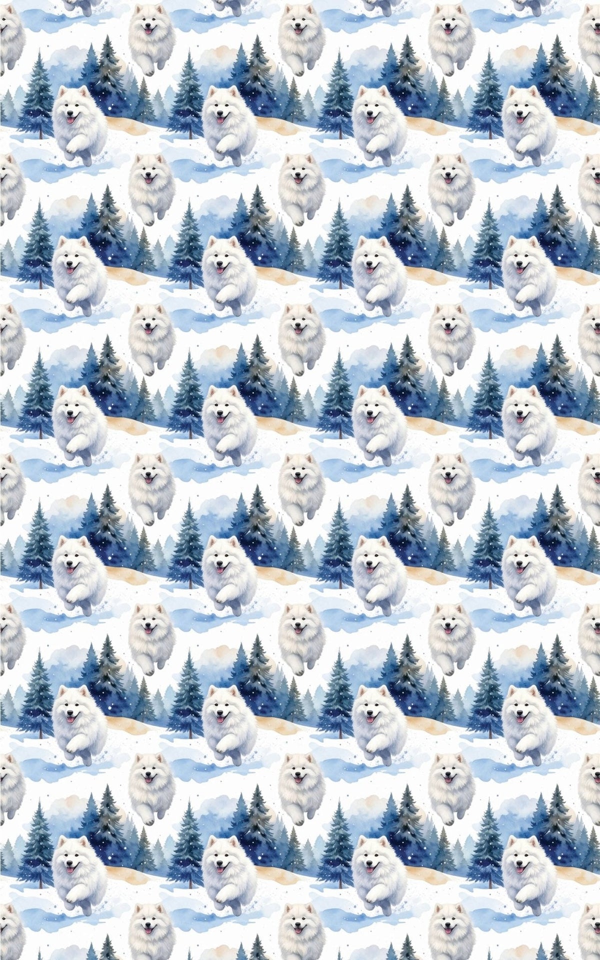 Samoyed Winter Wonderland Wrapping Paper