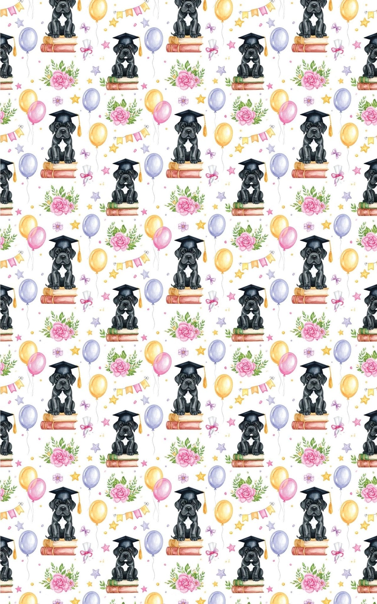 Graduation Celebration (cane Corso) Wrapping Paper
