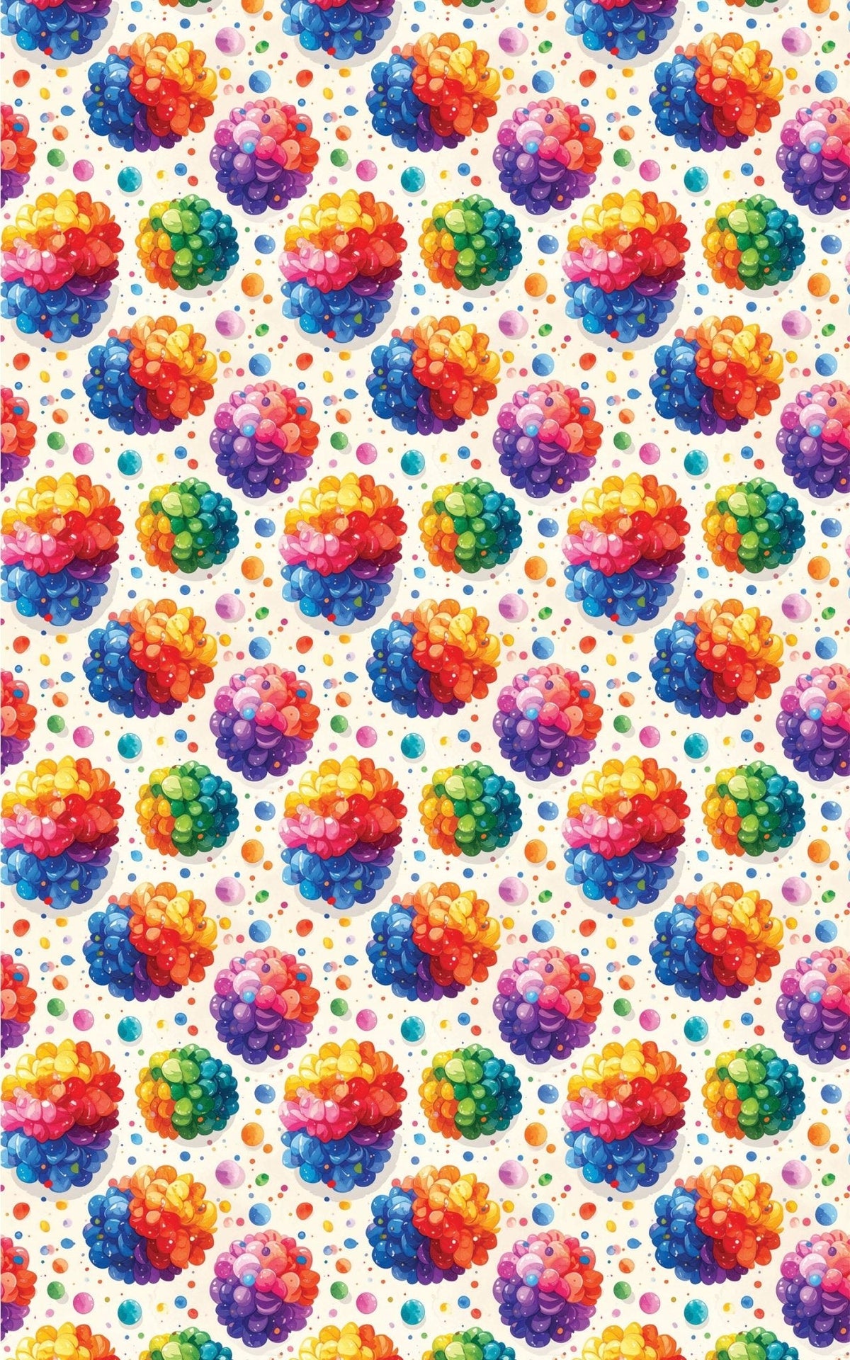 Balloon Confetti Mix Wrapping Paper