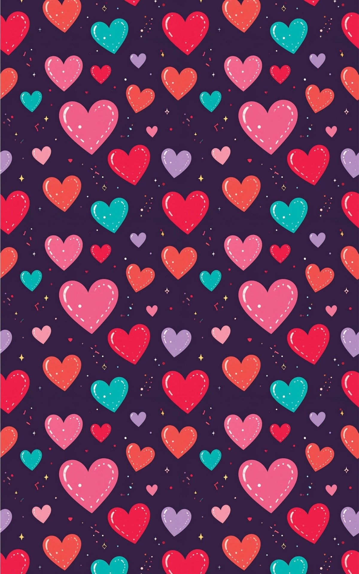 Heart Burst Celebration Wrapping Paper
