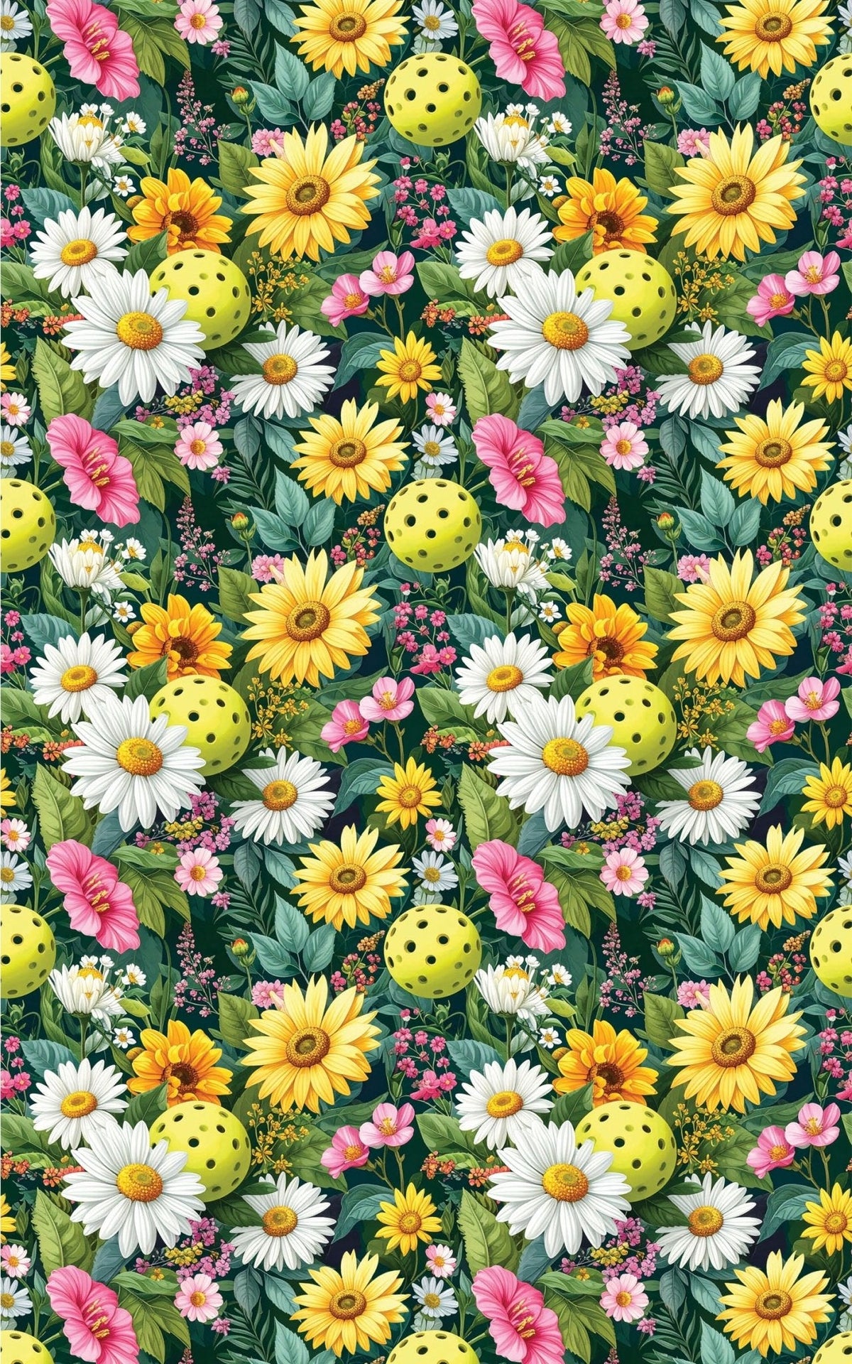 Grand Botanical Pickleball Garden Wrapping Paper