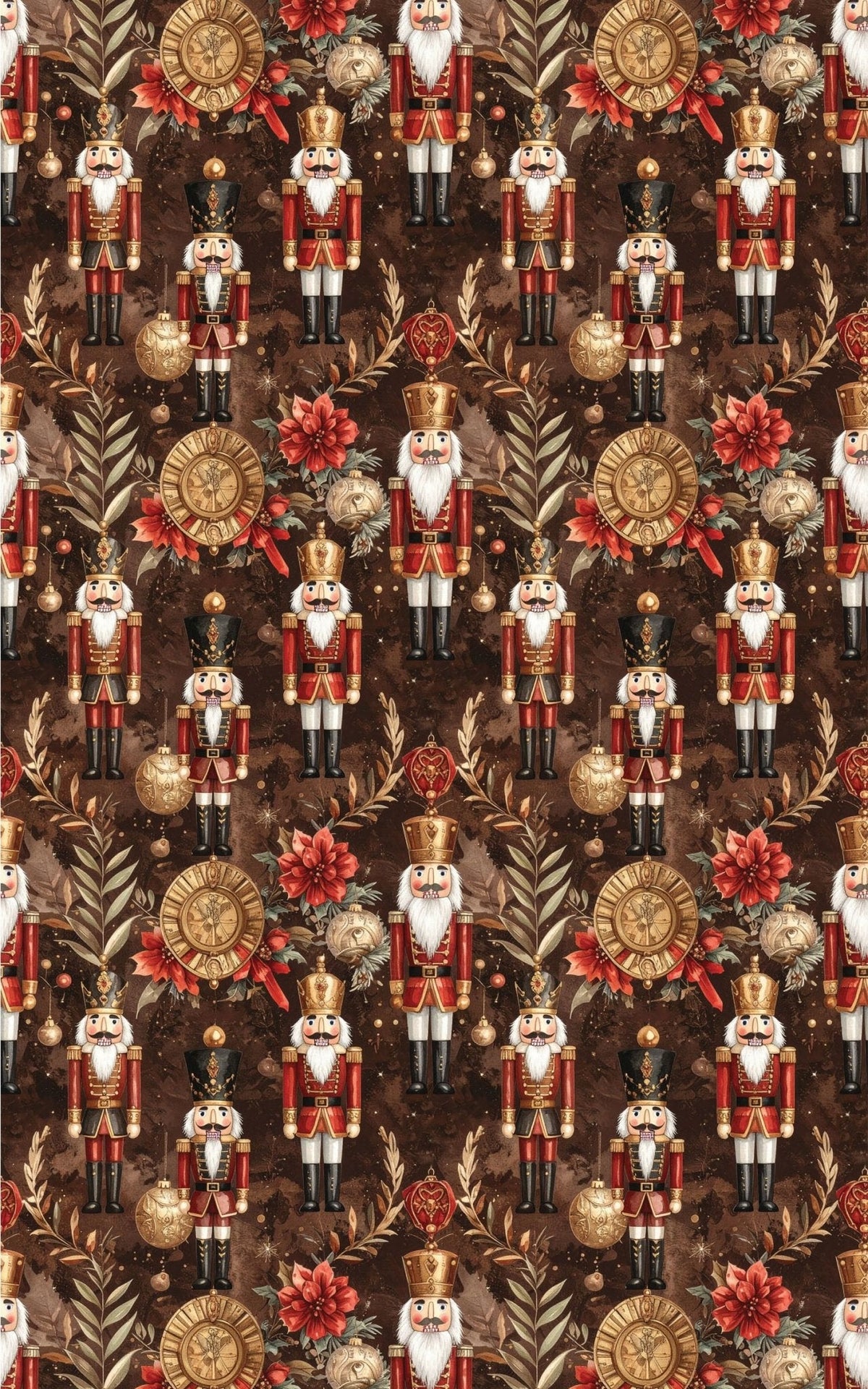 Heirloom Nutcracker Tapestry Wrapping Paper