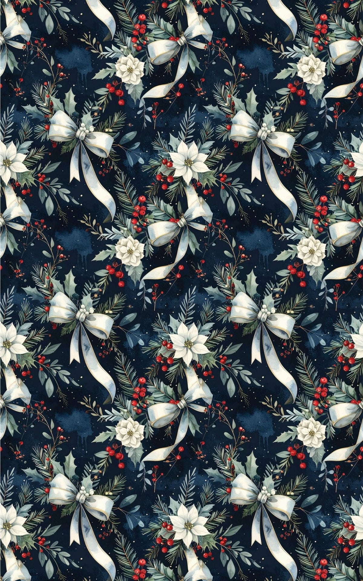 Winter Kiss Botanicals Wrapping Paper