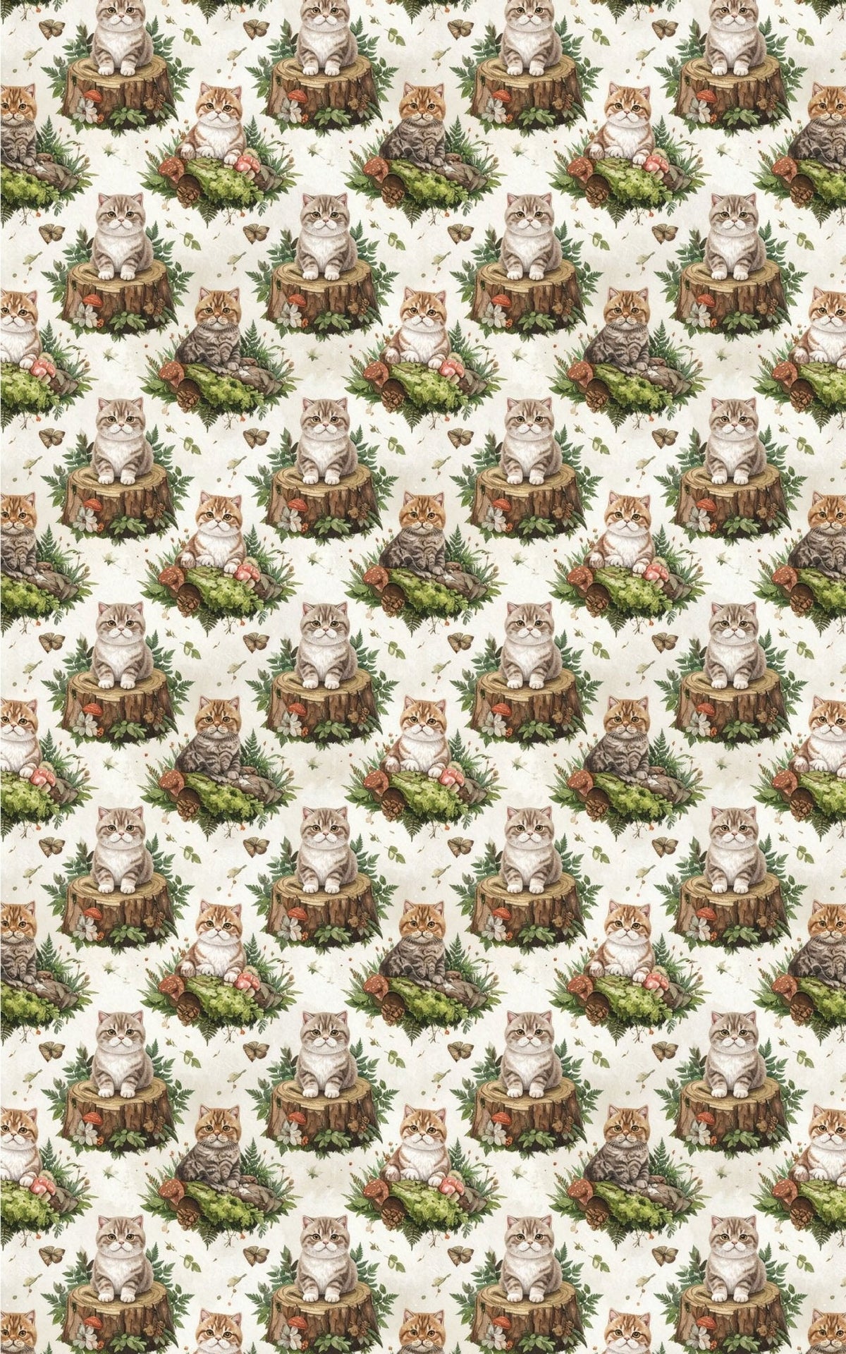 Enchanted Woodland (exotic Shorthair) Wrapping Paper