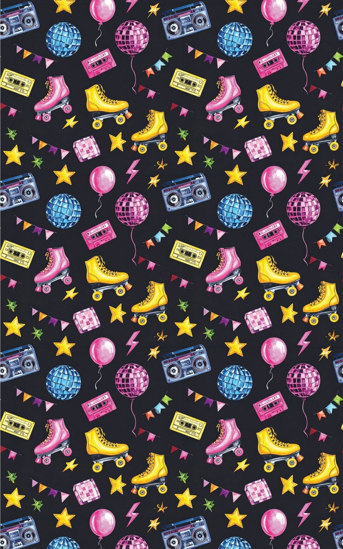 Saturday Night Skate Wrapping Paper