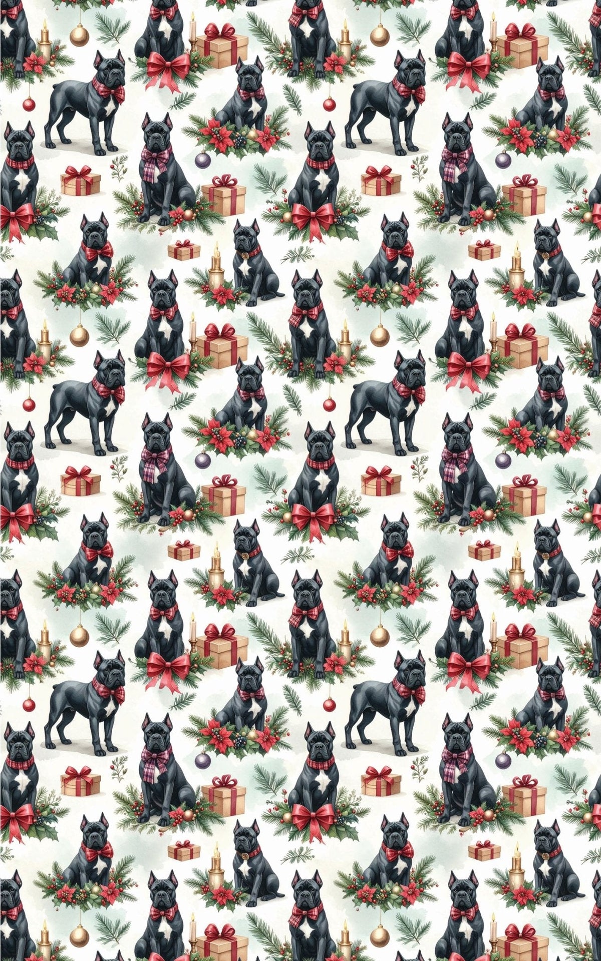 Holiday Presents (cane Corso) Wrapping Paper