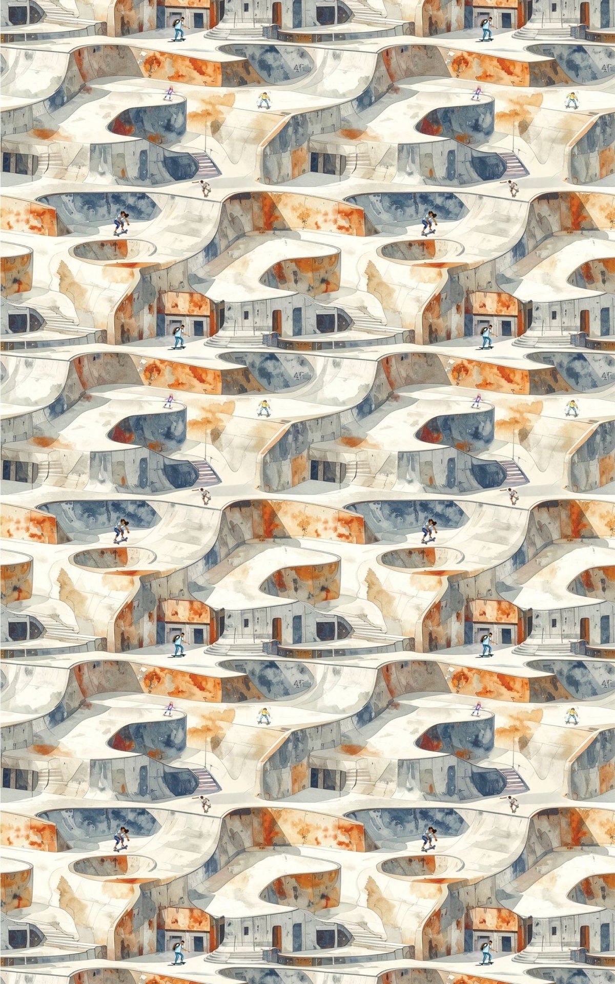Concrete Geometry Wrapping Paper