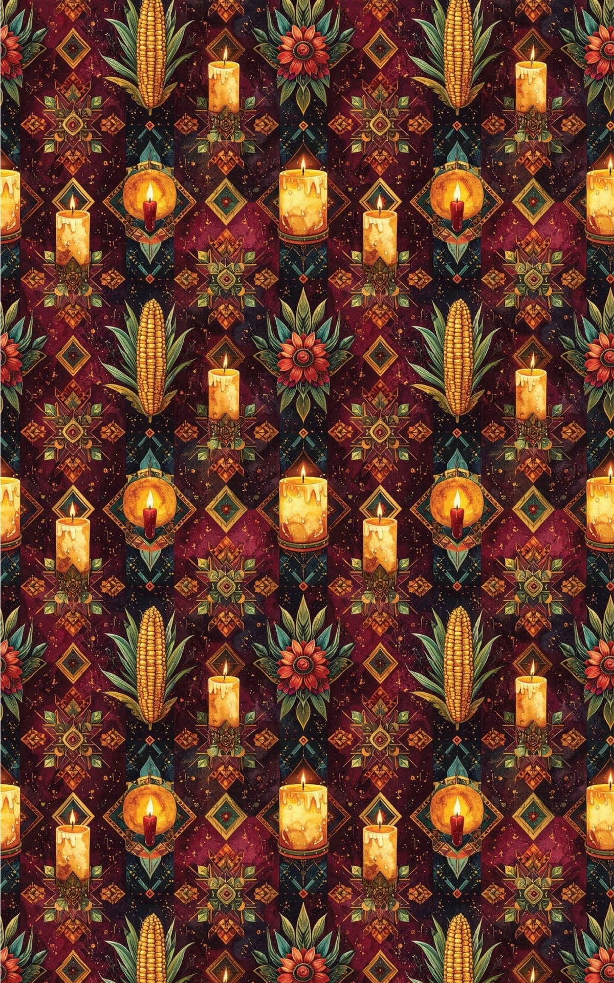 Kwanzaa Mosaic Deluxe Wrapping Paper