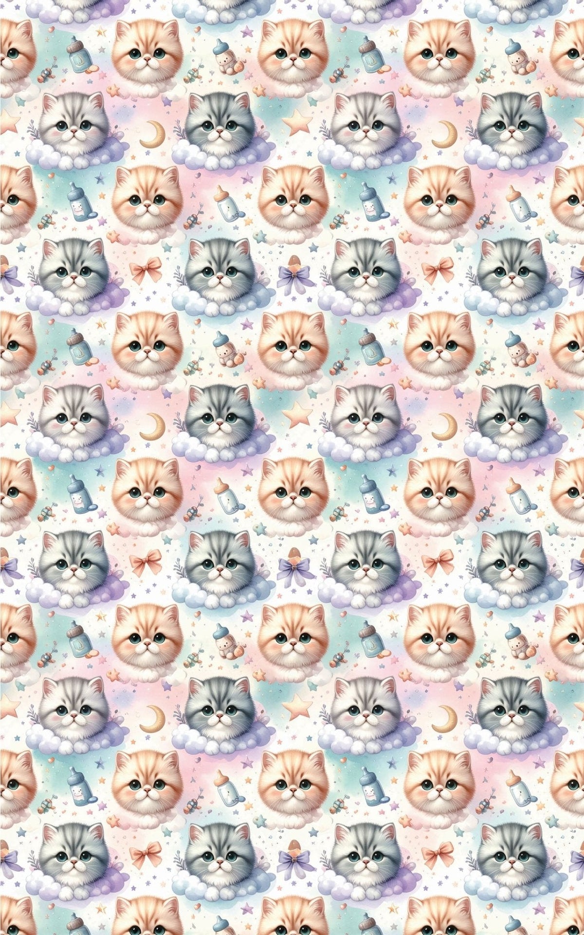 Baby Shower Cats (exotic Shorthair) Wrapping Paper