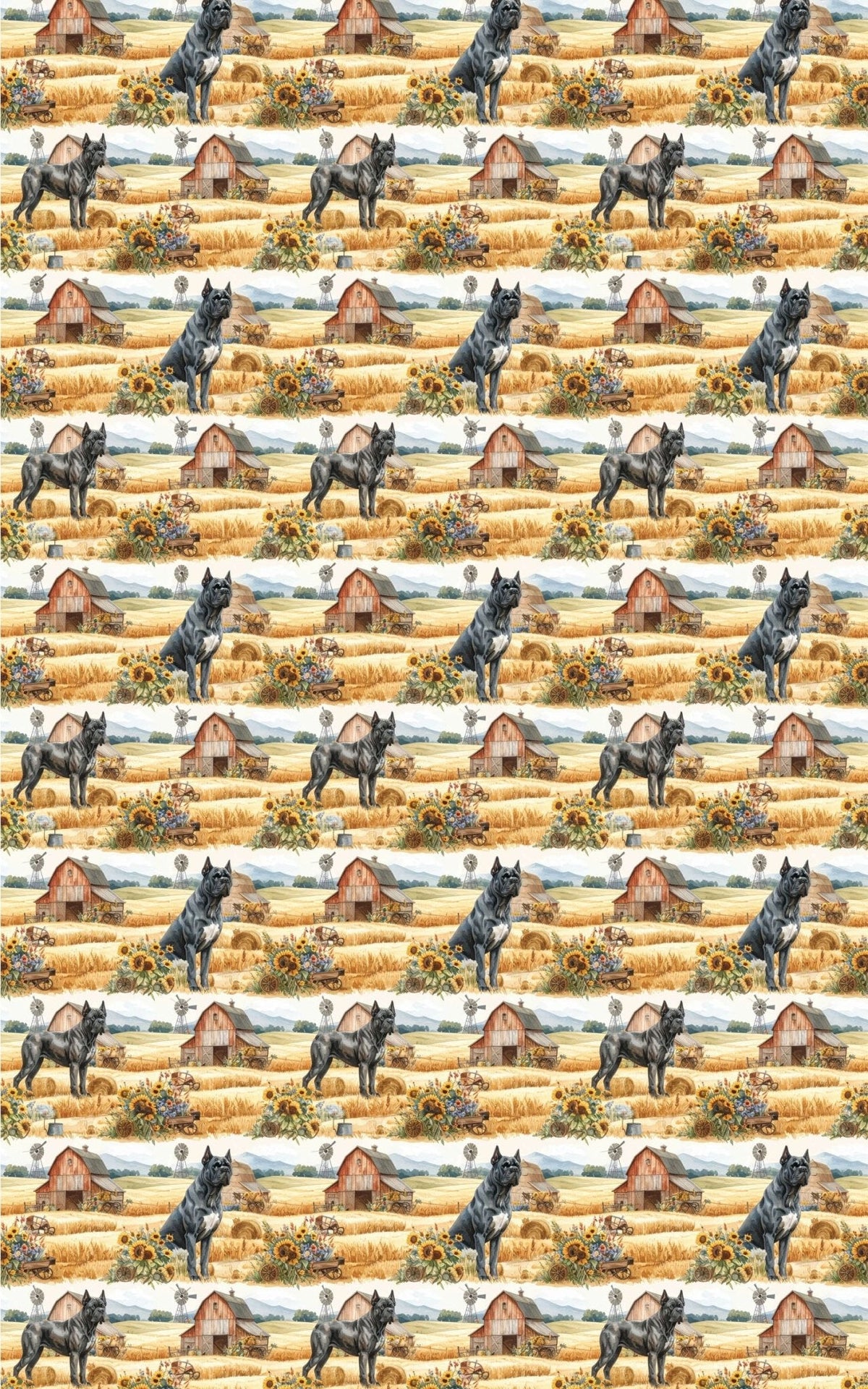 Rustic Farm Companion (cane Corso) Wrapping Paper