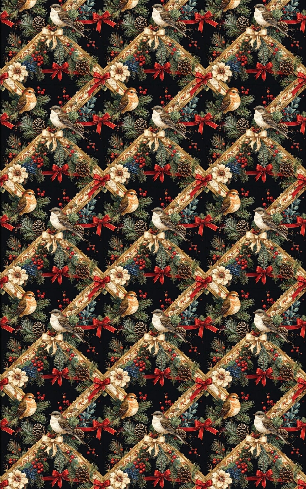 Woodland Heirloom Tapestry Wrapping Paper