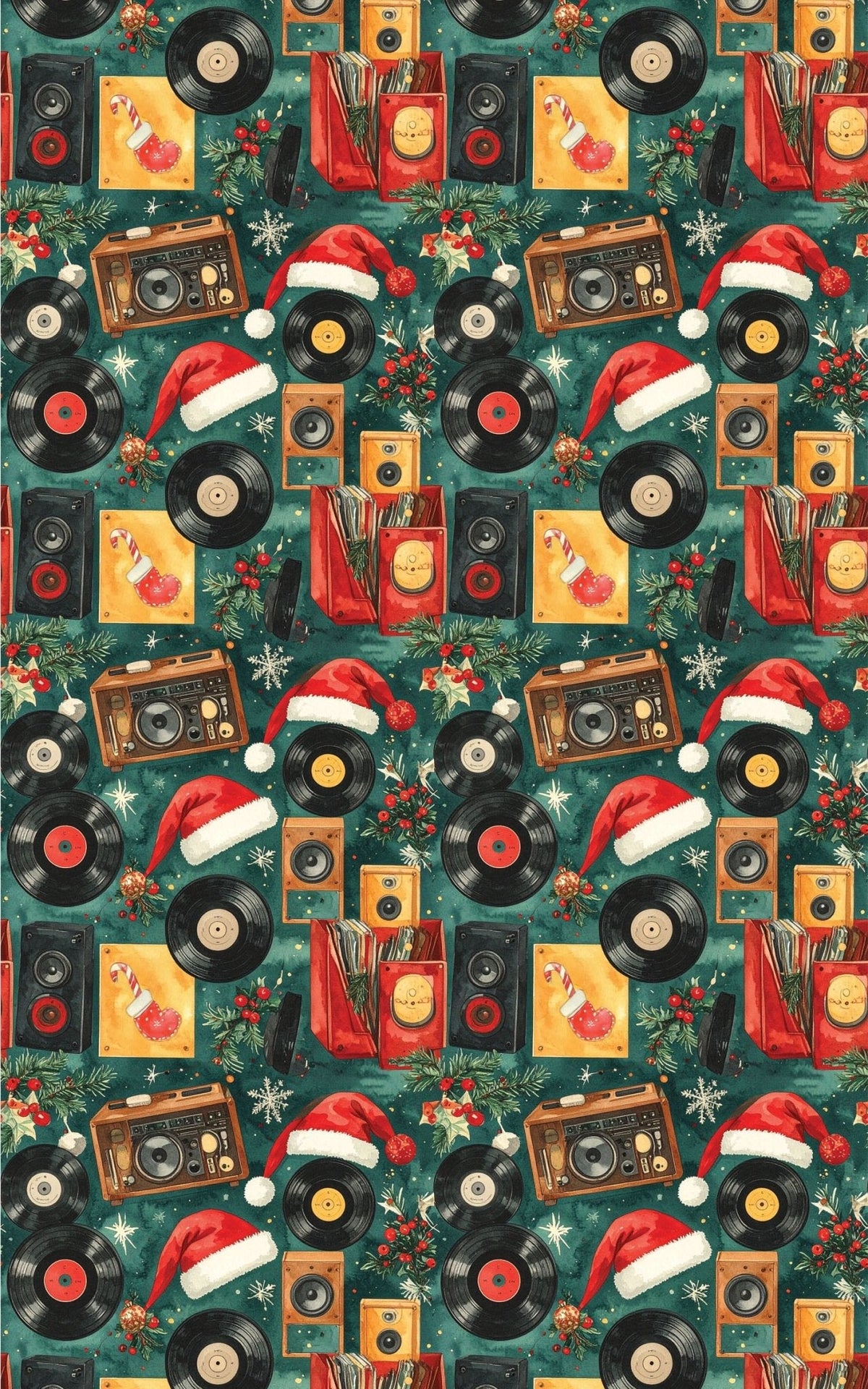 The Merry Record Club Wrapping Paper